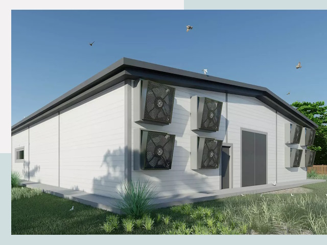 Строительство птичников в Гусе-Хрустальном