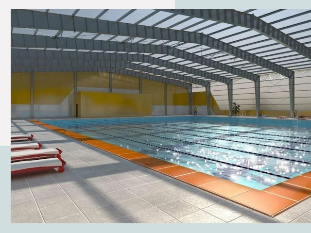 Строительство крытых бассейнов в Гусе-Хрустальном