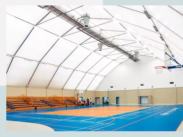 Строительство спортивных залов в Гусе-Хрустальном