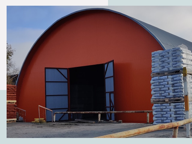 Полукруглые ангары по цене от 642 руб. в Гусь-Хрустальный