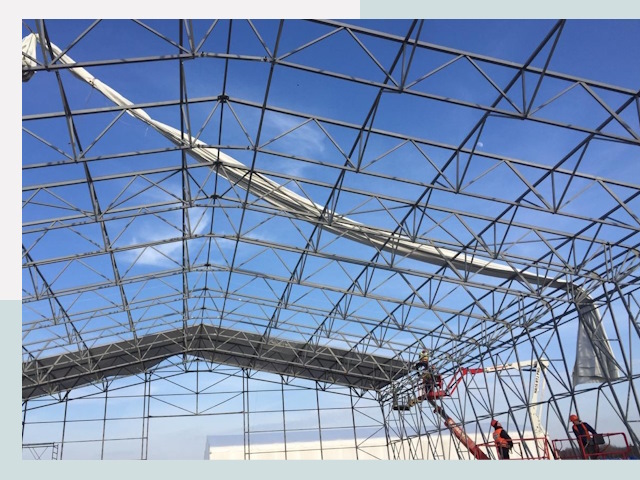 Шатровые ангары от 642 руб. в Гусе-Хрустальном и Владимирской области