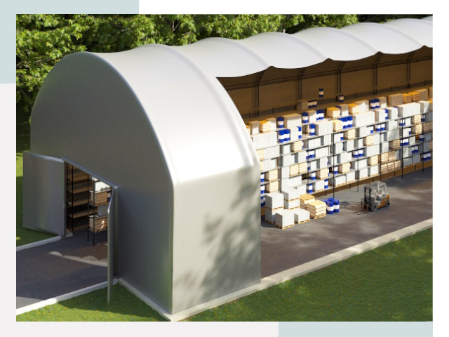Тентовые ангары в Гусе-Хрустальном