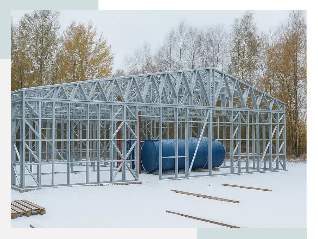 Металлические ангары в Гусе-Хрустальном