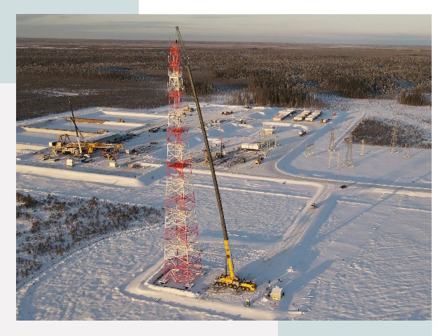 Мачты связи в Гусе-Хрустальном