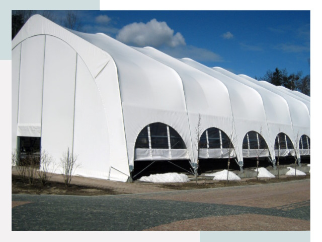 Каркасно-тентовые сооружения в Гусе-Хрустальном