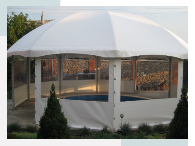 Тентовые павильоны в Гусе-Хрустальном