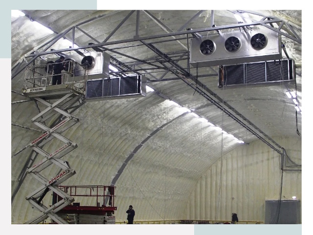 Оснащение ангаров в Гусе-Хрустальном