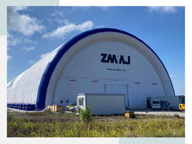 Брендирование ангаров в Гусе-Хрустальном