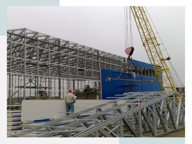 Монтаж ангаров в Гусе-Хрустальном